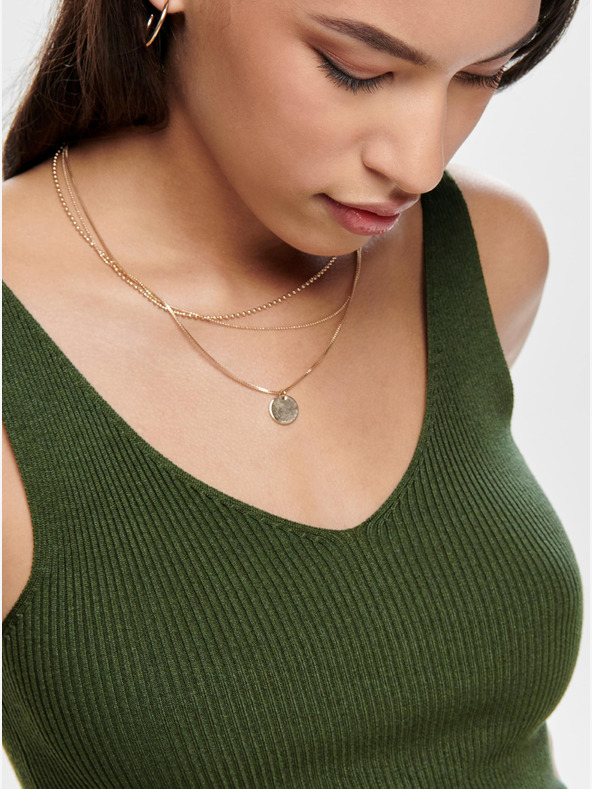 Jacqueline de Yong Canotta a coste verde scuro JDY Nanna