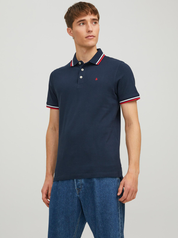 Jack & Jones Polo blu scuro Jack & Jones Paulos