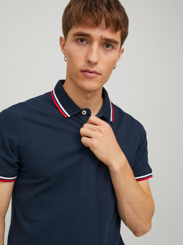 Jack & Jones Polo blu scuro Jack & Jones Paulos