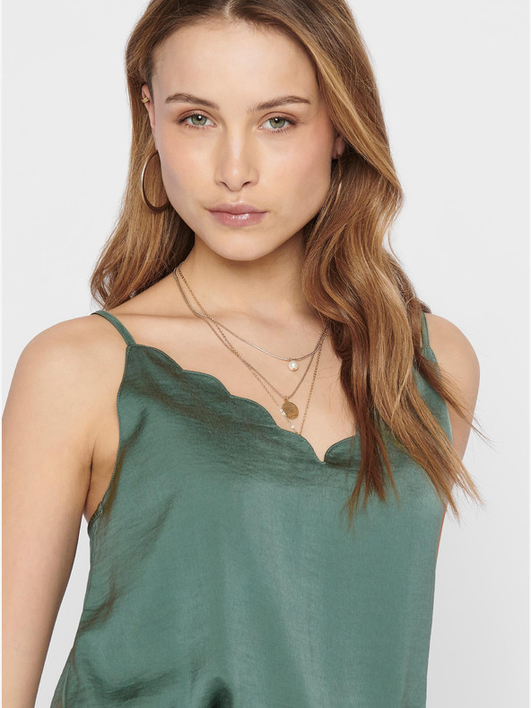 ONLY Canotta verde ONLY Debbie