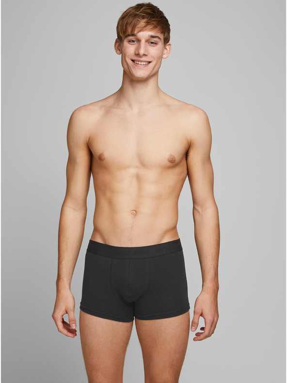 Jack & Jones Set di cinque boxer neri Jack & Jones Tone
