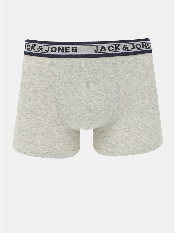 Jack & Jones Set di cinque boxer verdi e grigi Jack & Jones Oliver