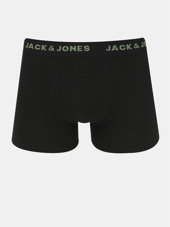 Jack & Jones Set di sette boxer neri Jack & Jones Basic