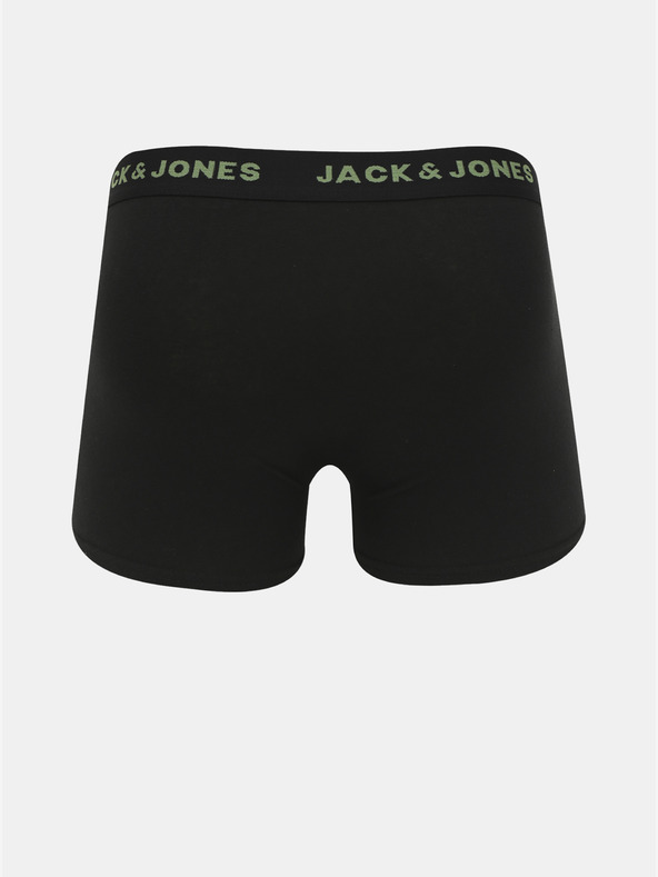 Jack & Jones Set di sette boxer neri Jack & Jones Basic