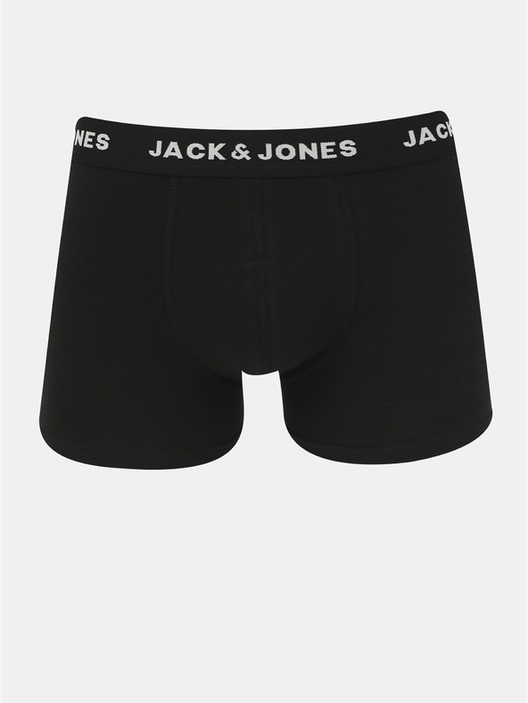 Jack & Jones Set di sette boxer neri Jack & Jones Basic