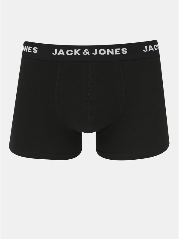 Jack & Jones Set di sette boxer neri Jack & Jones Basic