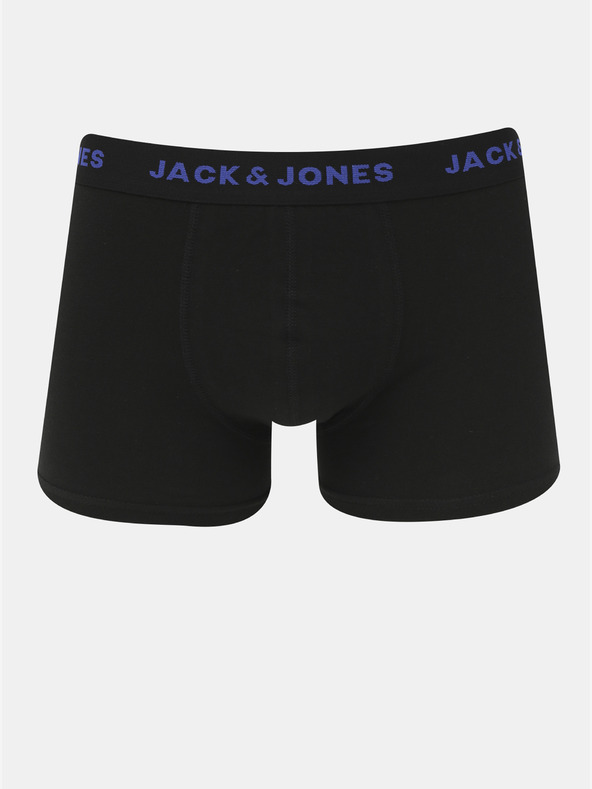 Jack & Jones Set di sette boxer neri Jack & Jones Basic