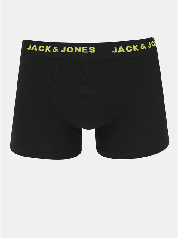 Jack & Jones Set di sette boxer neri Jack & Jones Basic