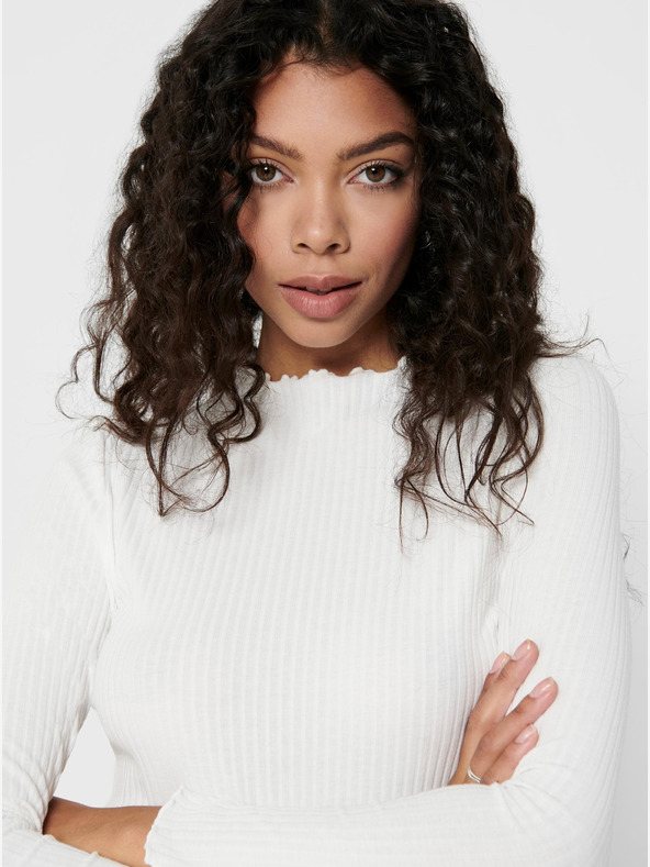 ONLY Maglietta basic crema ONLY Emma