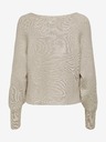 ONLY Maglione a coste beige da donna con maniche a pipistrello ONLY Adaline