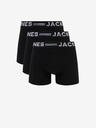 Jack & Jones Set di tre boxer neri Jack & Jones Sense