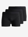 Jack & Jones Set di tre boxer neri Jack & Jones