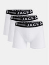 Jack & Jones Set di tre boxer Jack & Jones Sense bianchi da uomo