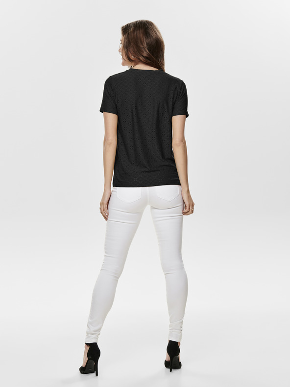 Jacqueline de Yong Maglietta nera JDY Cathinka