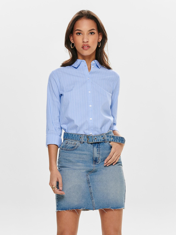Jacqueline de Yong Camicia a righe blu da donna JDY Mio