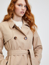 ONLY Trench corto beige con cravatta ONLY Valerie