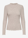 ONLY Maglietta a coste ONLY Emma beige da donna