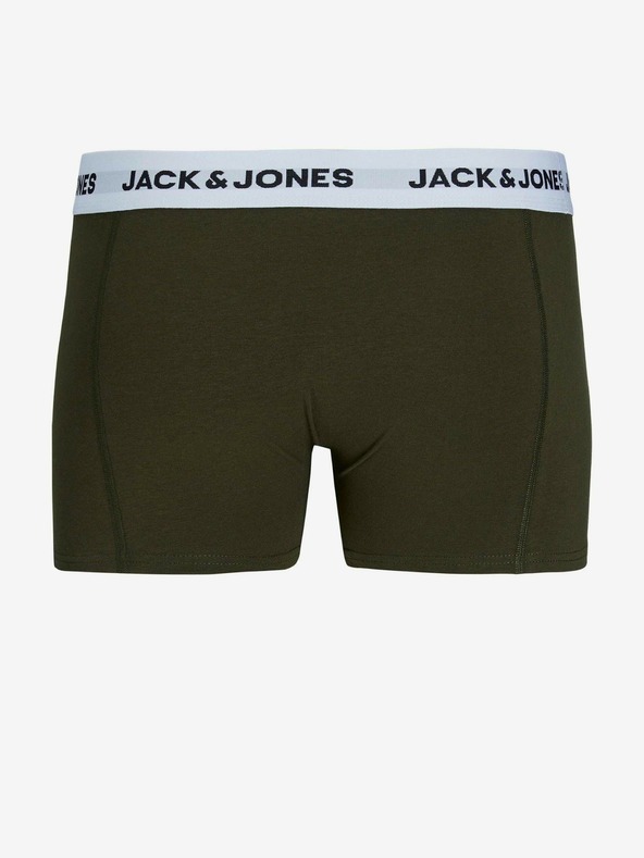 Jack & Jones Set di cinque boxer Jack & Jones nei colori cachi, blu, grigio e nero