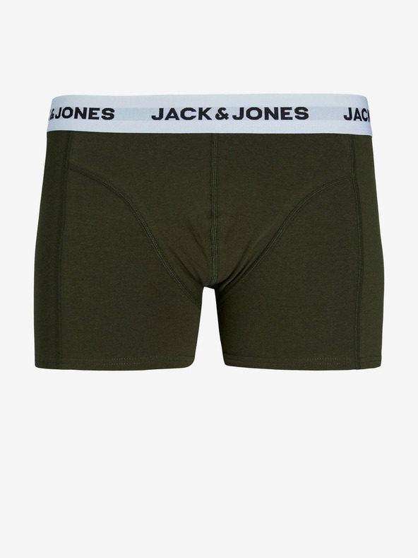 Jack & Jones Set di cinque boxer Jack & Jones nei colori cachi, blu, grigio e nero