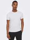 ONLY & SONS Set di due t-shirt basic da uomo in bianco ONLY & SONS