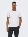 ONLY & SONS Set di due t-shirt basic da uomo in bianco ONLY & SONS