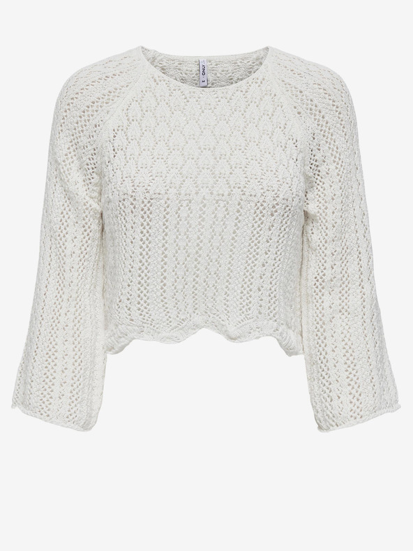 ONLY Maglione da donna color crema ONLY Nola