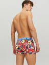 Jack & Jones Set di tre boxer da uomo a fantasia in rosso, nero e blu Jack & Jones Azores