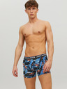 Jack & Jones Set di tre boxer da uomo a fantasia in rosso, nero e blu Jack & Jones Azores