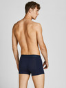 Jack & Jones Set di tre boxer da uomo in blu scuro, bordeaux e nero Jack & Jones Basic