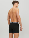 Jack & Jones Set di tre boxer neri da uomo Jack & Jones Solid