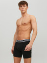 Jack & Jones Set di tre boxer neri da uomo Jack & Jones Solid