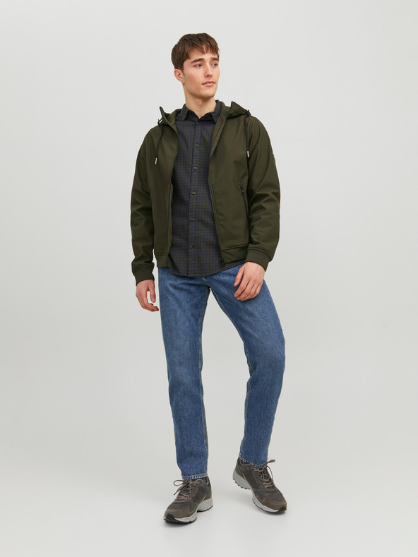 Jack & Jones Giacca Jack & Jones Basic Lightweight Softshell color kaki da uomo
