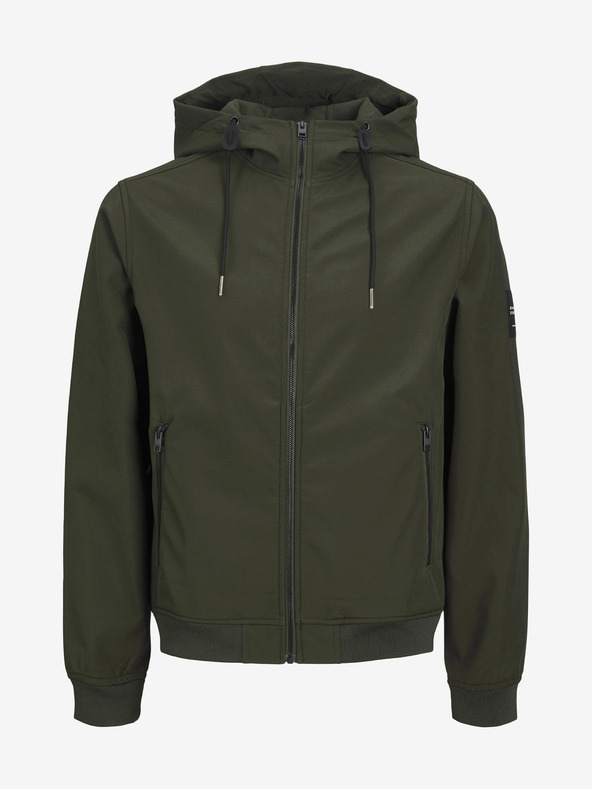 Jack & Jones Giacca Jack & Jones Basic Lightweight Softshell color kaki da uomo