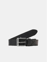 Jack & Jones Cintura in pelle nera da uomo Jack & Jones Rock