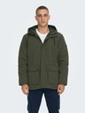 ONLY & SONS Giacca invernale verde scuro da uomo ONLY & SONS Jayden