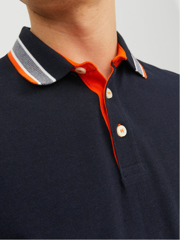 Jack & Jones Polo da uomo blu scuro Jack & Jones Paulos
