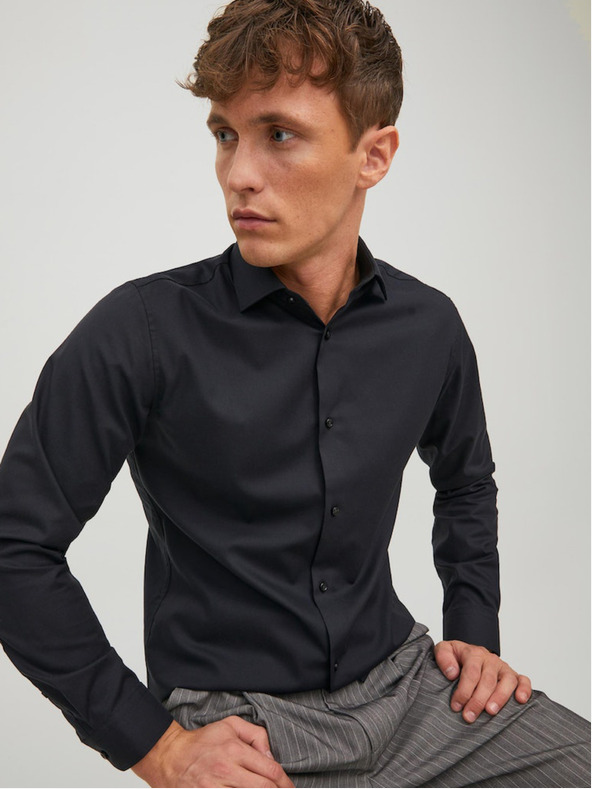 Jack & Jones Camicia Jack & Jones Parker nera da uomo