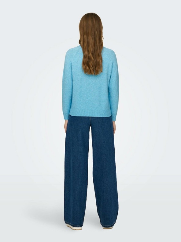 ONLY Maglione basic azzurro da donna SOLO Lesly