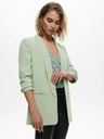 ONLY Blazer verde chiaro da donna con maniche a tre quarti SOLO Elly
