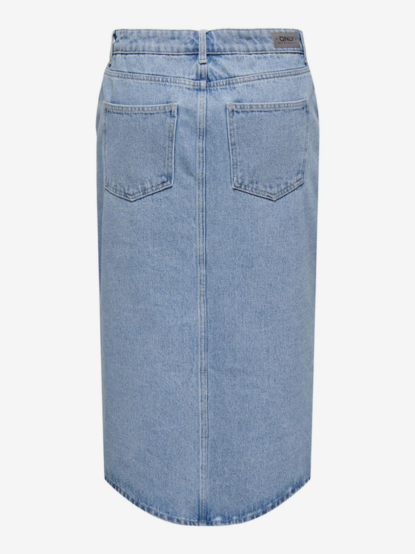 ONLY Gonna midi in denim blu chiaro da donna ONLY Bianca