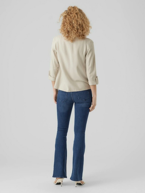 Vero Moda Giacca beige da donna in lino Vero Moda Jesmilo