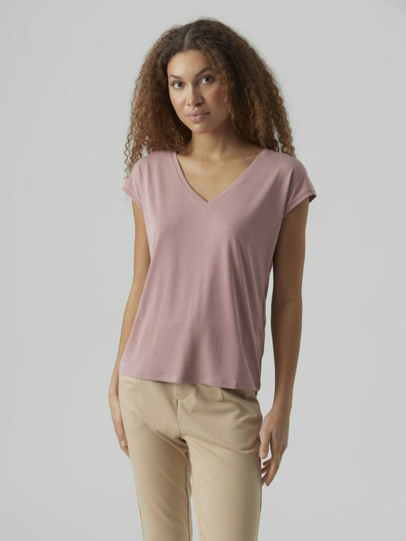 Vero Moda T-shirt VERO MODA donna rosa antico Filli