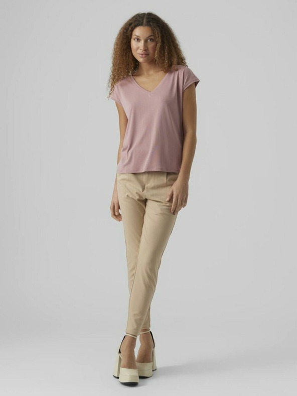 Vero Moda T-shirt VERO MODA donna rosa antico Filli