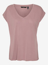 Vero Moda T-shirt VERO MODA donna rosa antico Filli