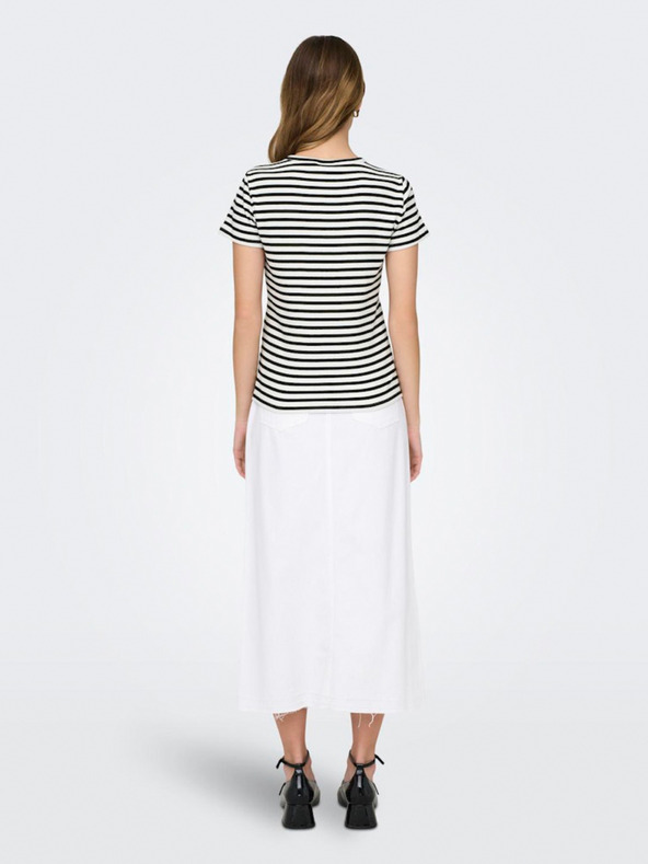 Jacqueline de Yong Camicia da donna a righe bianche e nere JDY Solar