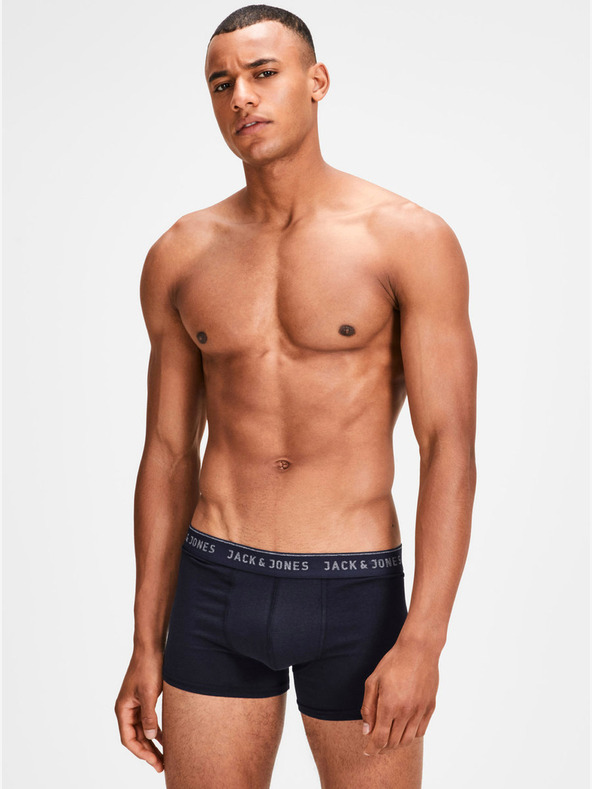 Jack & Jones Set di due boxer Jack & Jones Vincent da uomo blu scuro