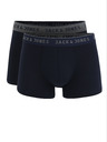 Jack & Jones Set di due boxer Jack & Jones Vincent da uomo blu scuro