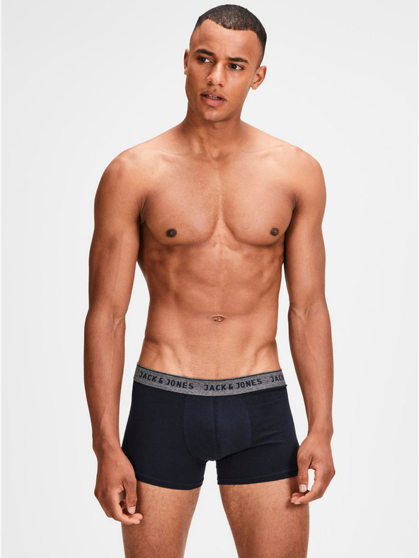 Jack & Jones Set di due boxer Jack & Jones Vincent da uomo blu scuro