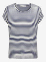 ONLY Maglietta a righe blu e bianca da donna ONLY Moster