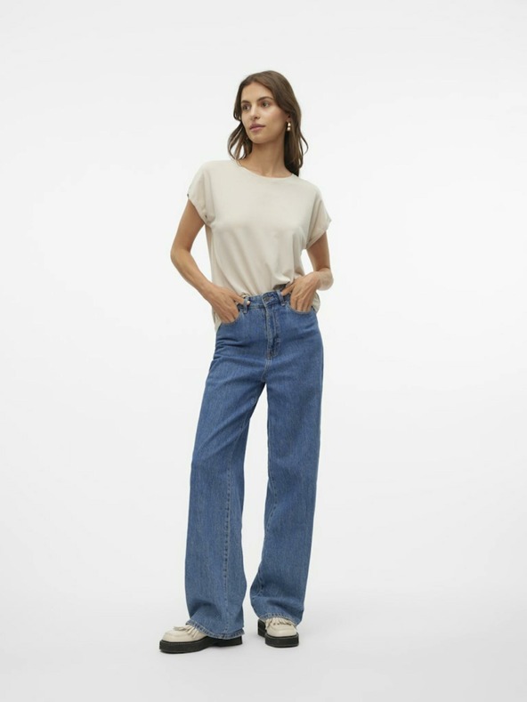 Vero Moda Maglietta beige da donna Vero Moda Lava